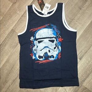 Stormtrooper Navy Blue Kids Tank Top